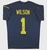 Roman Wilson Signed Michigan Wolverines Navy Jersey #1 (XL)
