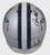Calvin Hill Signed Speed Mini Helmet with UV Mirrored Back Acrylic Display Case