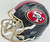 Fred Warner Signed 49ers Rivalries Helmet: Black Alternate Design, #54 Autograph (Full Size)
