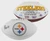 Roman Wilson Signed Steelers White Panel Football (Display Case)