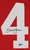 Brent Jones Signed 49ers #84 Red Pro Style Jersey (XL)