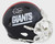 Phil Simms Signed NY Giants Throwback Speed Mini Helmet (Display Case)
