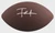 Frank Gore Signed Wilson Super Grip Football (49ers Autograph) (Display Case)