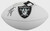 Ashton Jeanty Signed Raiders White Panel Logo Football - Autographed Las Vegas Raiders Collectible