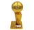 Clyde Drexler Signed Houston Rockets 12" Championship Trophy (Autographed Memorabilia)