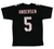 Morten Andersen Signed Atlanta Falcons Black Jersey, HOF 2017 Inscription (Autographed Memorabilia)
