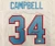 Earl Campbell Signed Custom White Jersey (XL, Sewn Numbers)