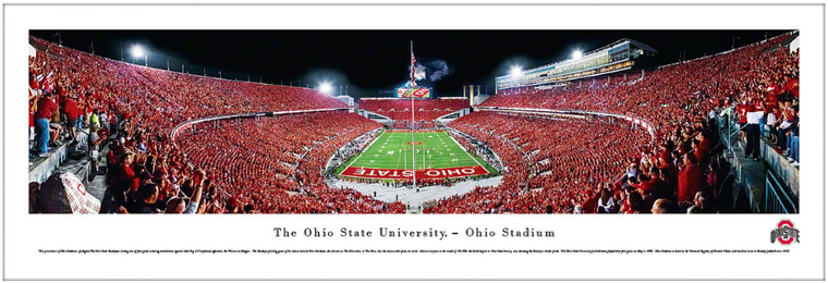Ohio State Buckeyes - Ohio Stadium Panorama Poster