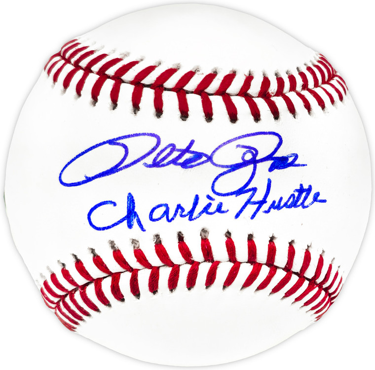 Pete Rose Autographed Baseball - Cincinnati Reds Official MLB "Charlie Hustle "