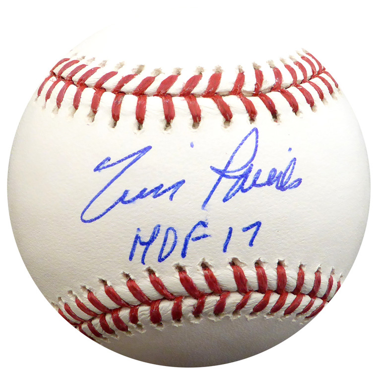 tim raines autographed baseball
