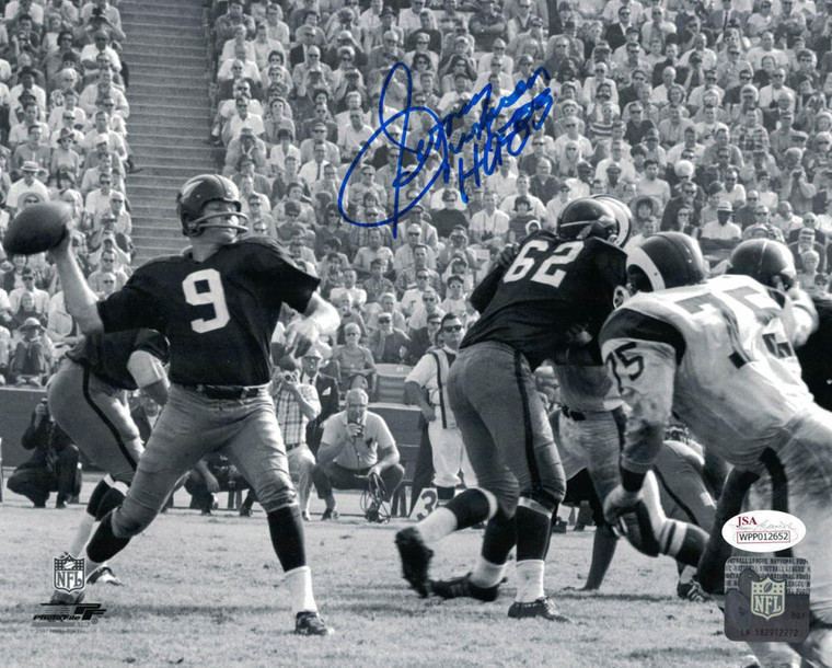 Sonny Jurgensen Autographed Photo - Washington Redskins 8x10 HOF JSA