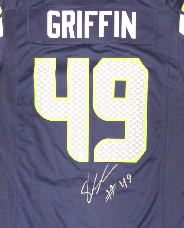Shaquem Griffin Autographed Jersey - Seattle Seahawks Nike Blue   Size M MCS Holo