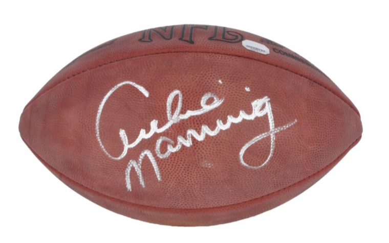 Archie Manning New Orleans Saints Signed Pro Football