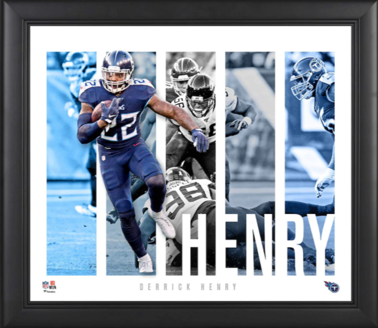 Derrick Henry Tennessee Titans Framed Player Panel Collage