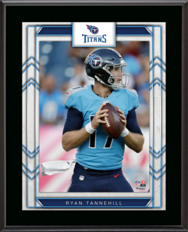 Ryan Tannehill Tennessee Titans Player Sublimated Plaque 