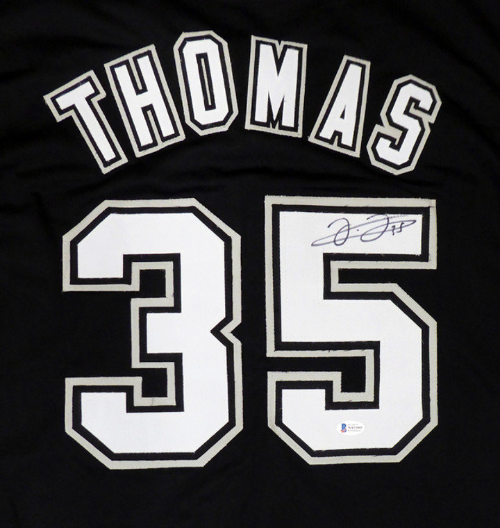 Frank Thomas Chicago White Sox Signed Black Custom Jersey