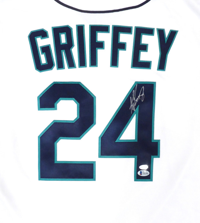 Ken Griffey Jr. Seattle Mariners Signed White Nike Jersey Size XL 
