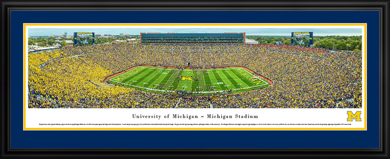 Michigan Wolverines Big House Panoramic Picture - Michigan Stadium