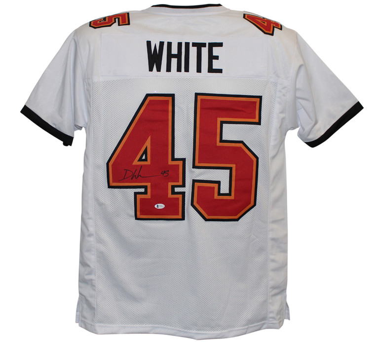 Devin White Tampa Bay Buccaneers Autographed Pro Style White XL Jersey