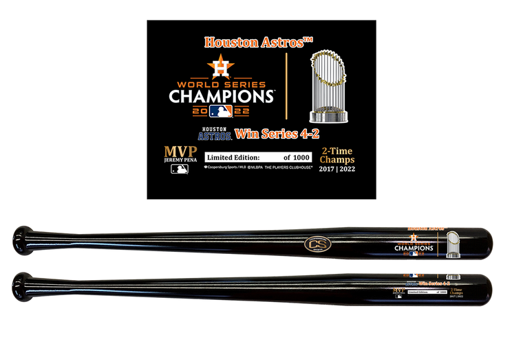 Houston Astro 2022 World Series Champion Limited Edition Bat