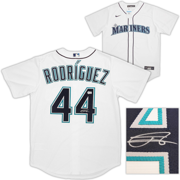 Julio Rodriguez Seattle Mariners Signed White Nike Jersey Size M