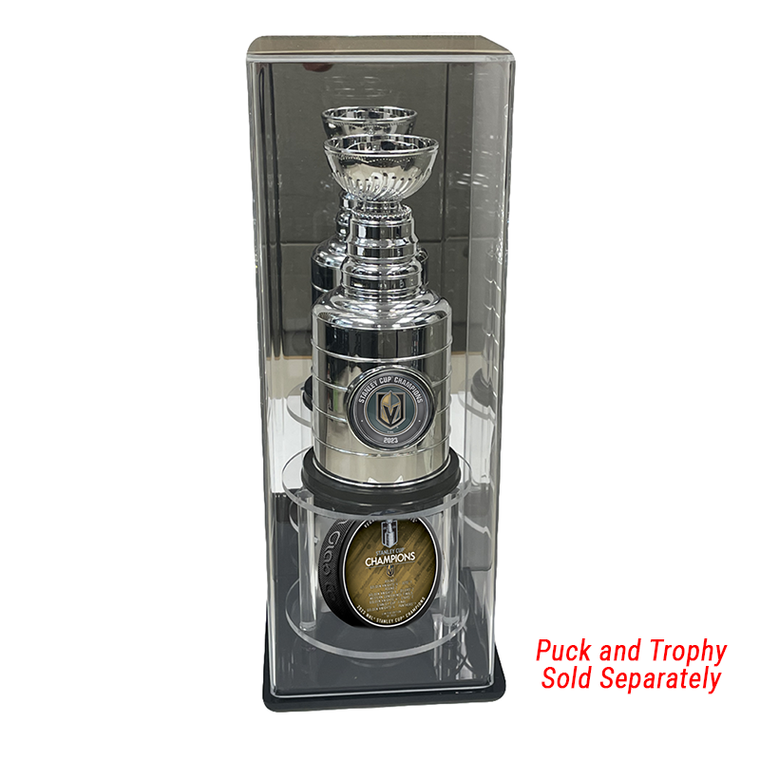 Exclusive Trophy and Puck Tier Mirrored Display Case