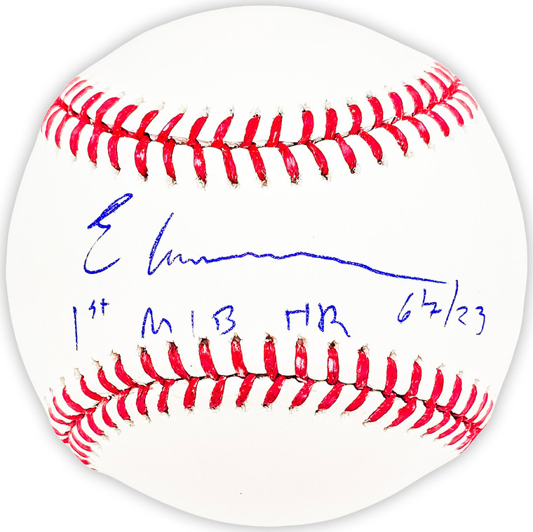 Elly De La Cruz Autographed Official MLB Baseball Cincinnati Reds "1st MLB HR 6/7/23"