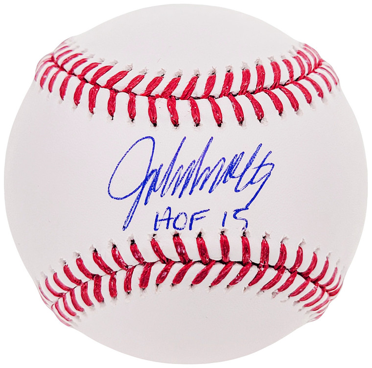 John Smoltz Autographed Baseball Atlanta Braves "HOF 15"