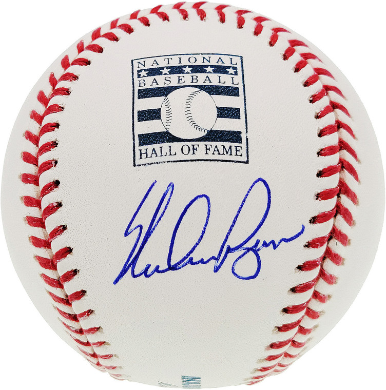 Nolan Ryan Autographed Official HOF Logo Baseball Texas Rangers