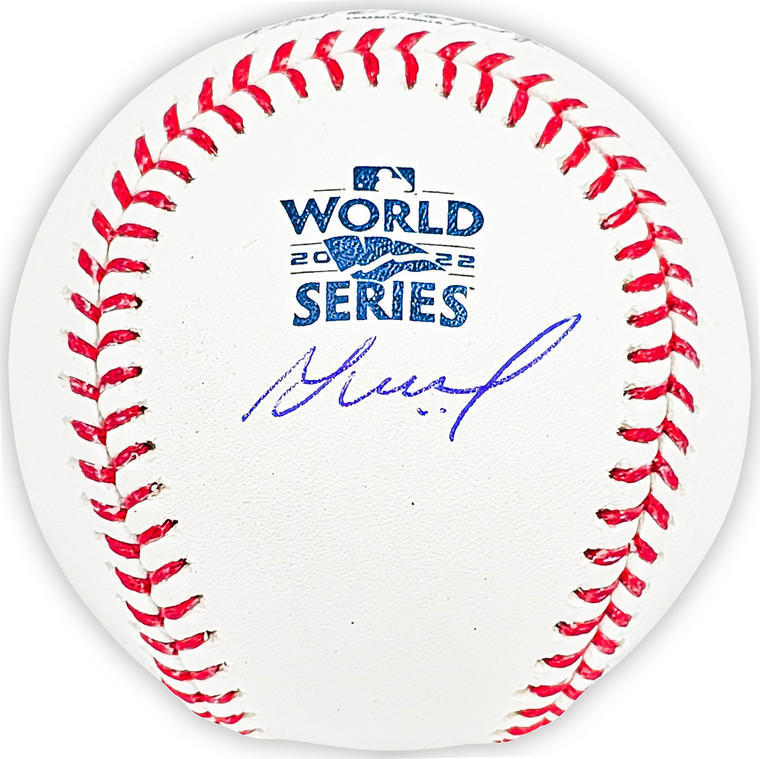 Jose Altuve Autographed 2022 World Series Baseball Houston Astros