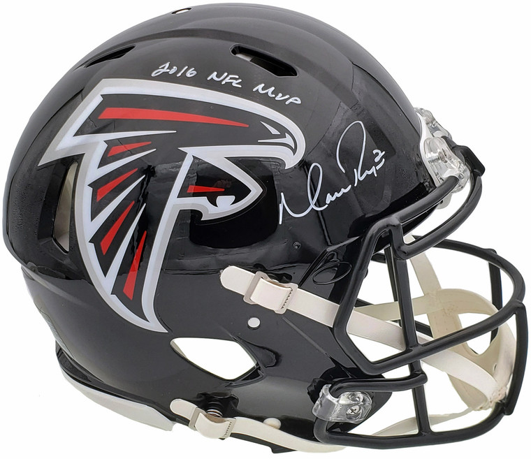 Matt Ryan Autographed Atlanta Falcons Black Full Size Authentic Speed Helmet "2016 NFL MVP"
