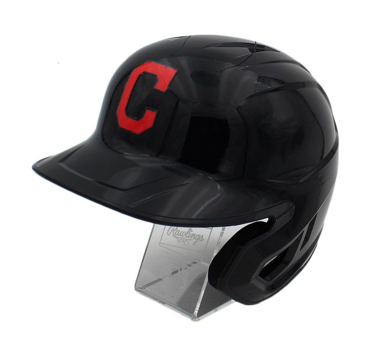  Cleveland Indians Unsigned Rawlings Full Size Replica MLB Helmet with Stand