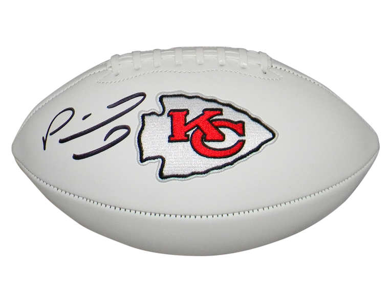 Patrick Mahomes Kansas City Chiefs Autographed White Panel Football