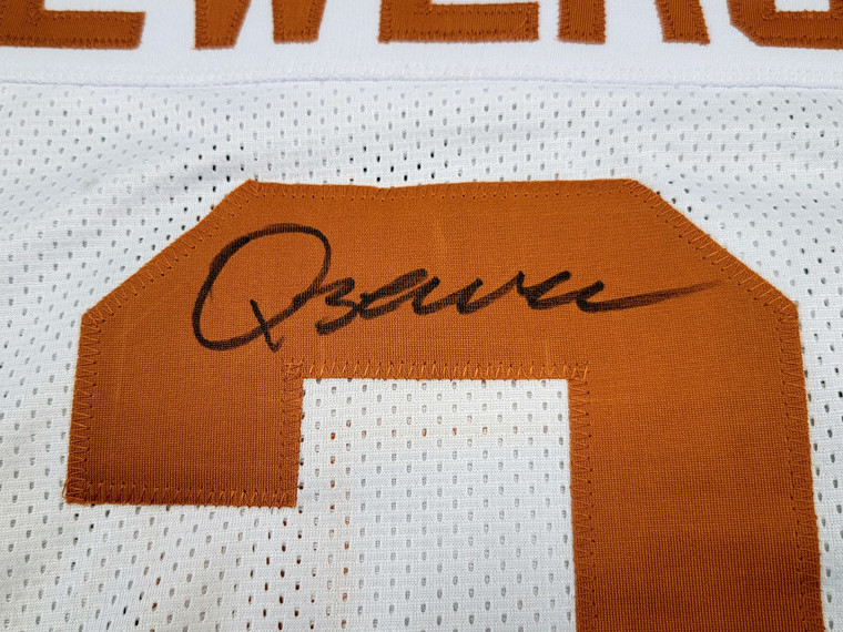 Quinn Ewers Texas Longhorns Autographed White Jersey