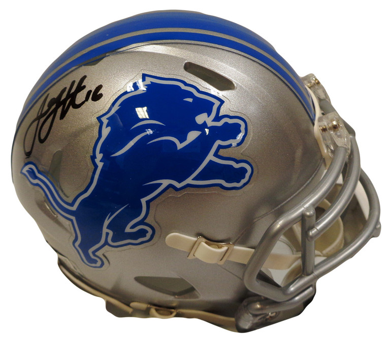 Jared Goff Detroit Lions Autographed Mini Helmet