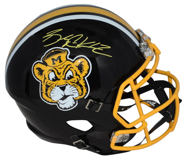 Brady Cook Missouri Tigers Autographed Full Size Speed Helmet