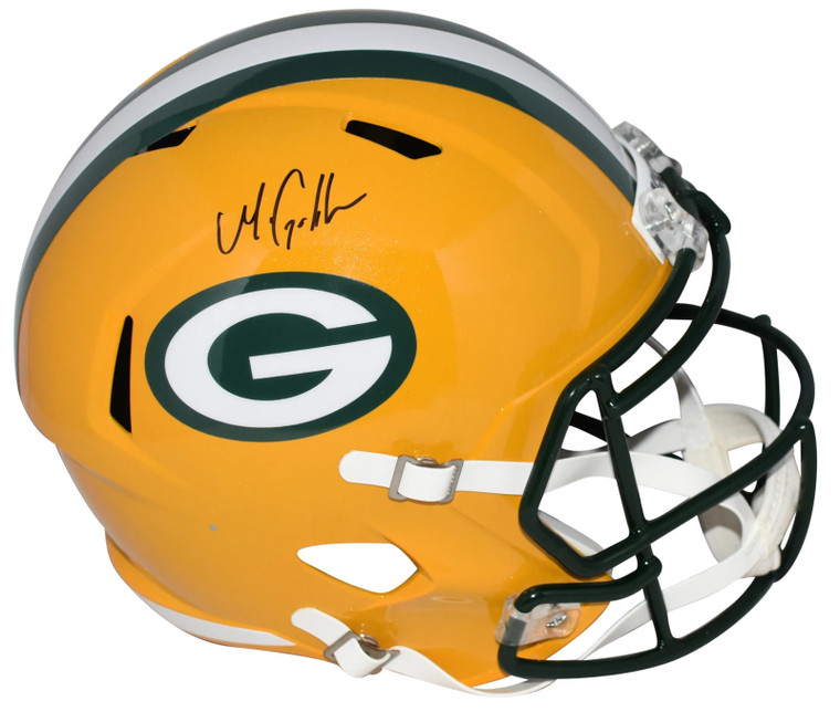 Matthew Golden Green Bay Packers Autographed Full Size Speed Helmet
