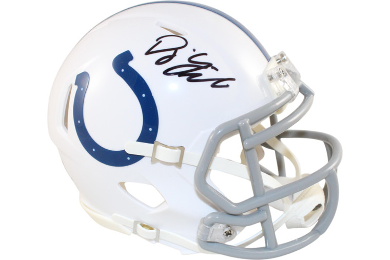 DJ Giddens Indianapolis Colts Signed White Speed Mini Helmet