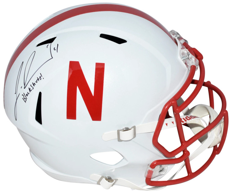 Lavonte David Signed Nebraska Cornhuskers Full Size Speed Replica Helmet w/Blackshirts