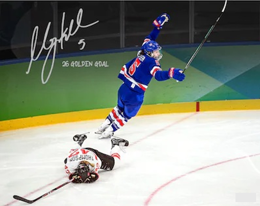 Framed Megan Keller Team USA Autographed 16"x20" 2026 Olympic Gold Medal Winner Photograph with "26 Golden Goal" Inscription