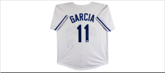 Maikel Garcia Kansas City Royals  Autographed White Pro Style Jersey 