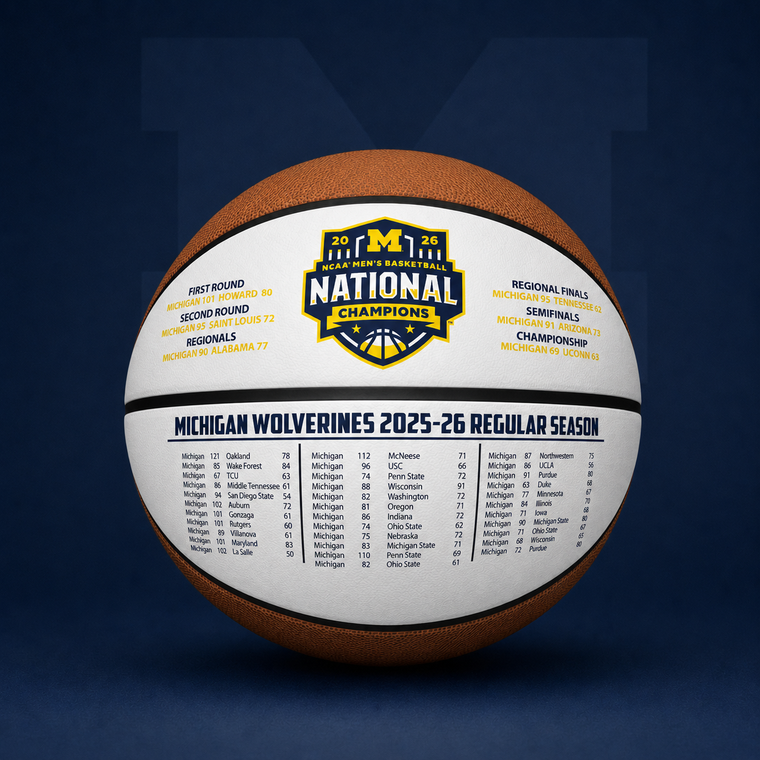 University of Michigan NCAA Championship Basketball