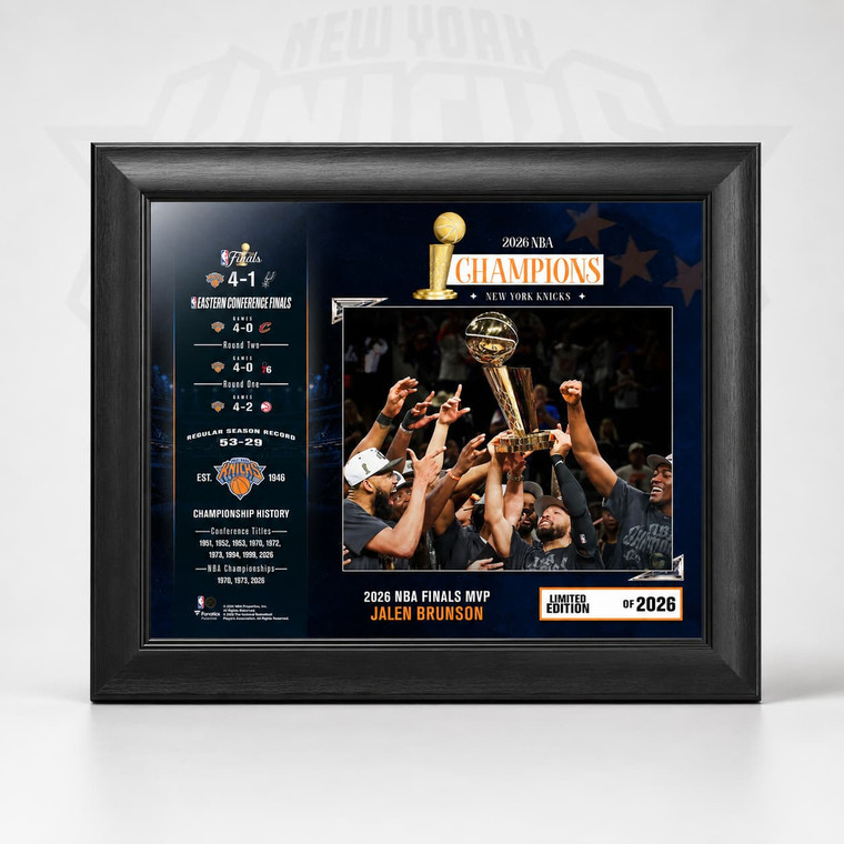 New York Knicks Framed 2026 NBA Finals Championship Collage