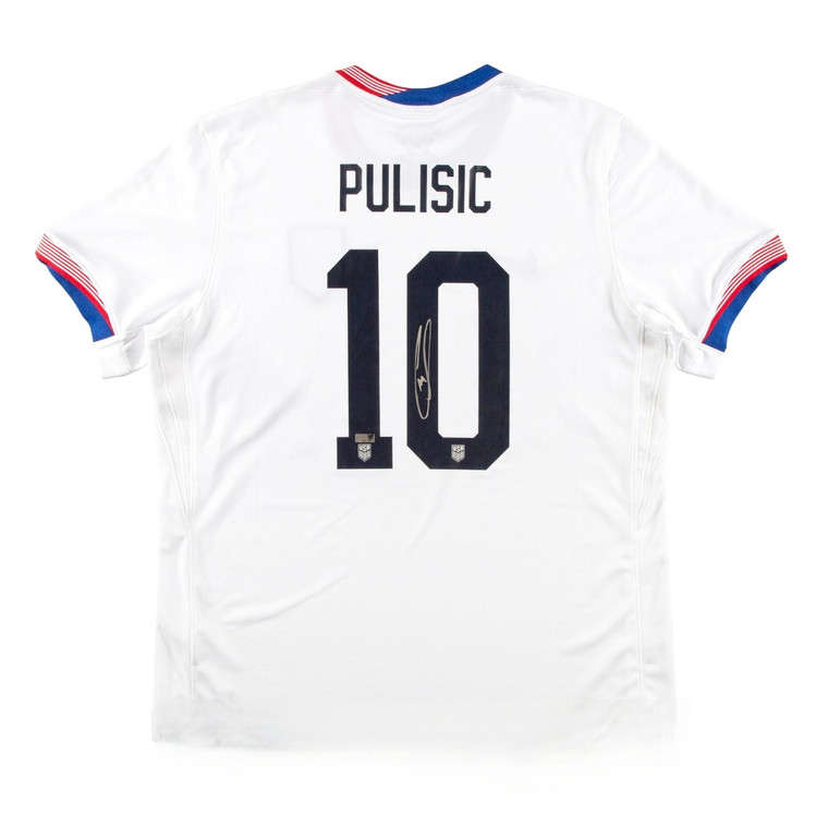 Christian Pulisic Autographed 2024 White United States Home Replica Jersey ~Open Edition Item~