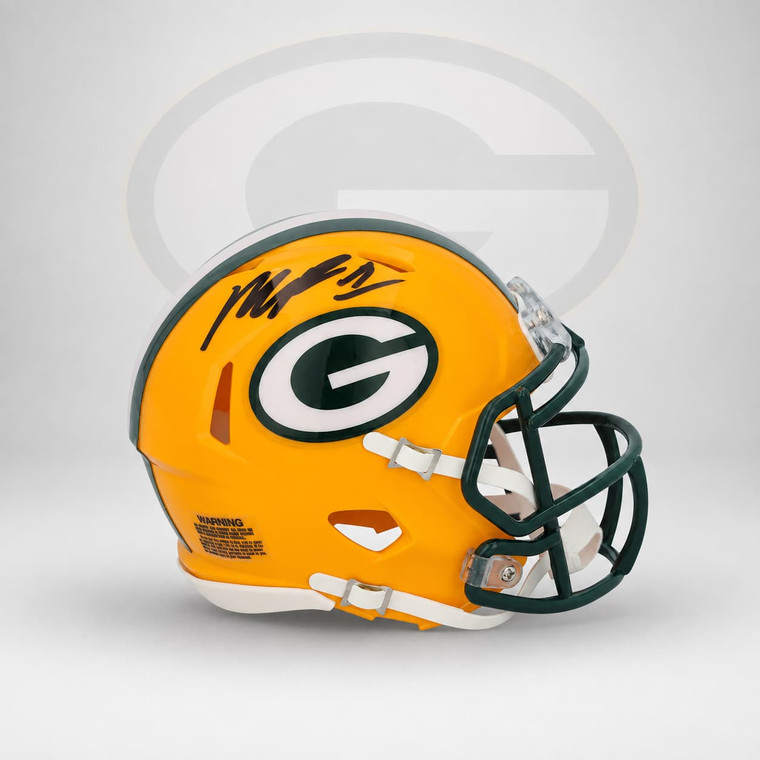 Micah Parsons Green Bay Packers Autographed Riddell Speed Mini Helmet