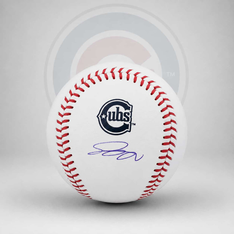 Pete Crow-Armstrong Chicago Cubs Autographed  Authentic 2025 Alternate Logo Baseball