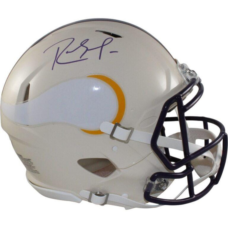 Randy Moss Signed Minnesota Vikings Authentic Retro Riddell Helmet (BAS Witnessed COA)