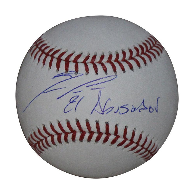 Signed Ronald Acuna Jr. Baseball: "El Abusador" Inscription, Atlanta Braves BAS COA

