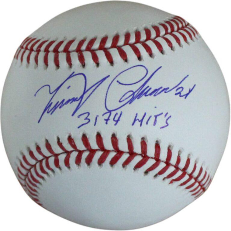 Miguel Cabrera Signed Detroit Tigers Baseball: 3174 Hits Inscription (BAS Witnessed)
