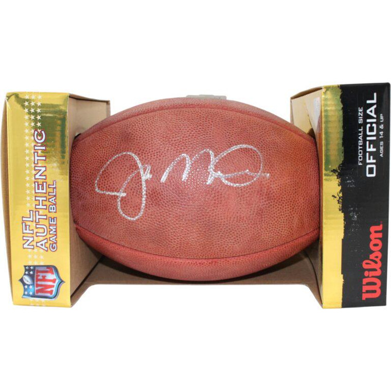 Joe Montana Signed San Francisco 49ers Wilson Football (Beckett BAS COA)
